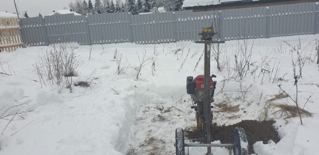 Изыскания в коттеджном посёлке “Истринский плёс” в Московской Области. Январь 2021 года.