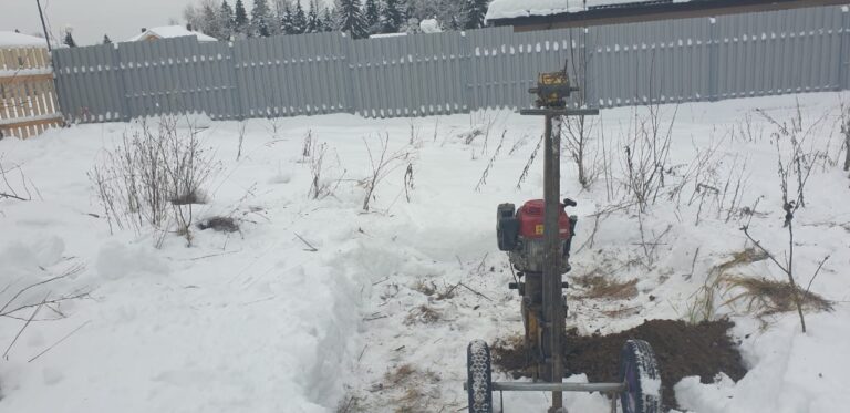 Изыскания в коттеджном посёлке “Истринский плёс” в Московской Области. Январь 2021 года.
