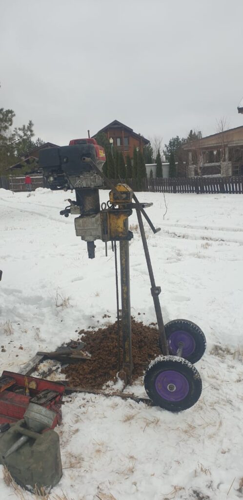 Изыскания под коттедж в СНТ “Велегож” Тульской Области. Январь 2021 года.